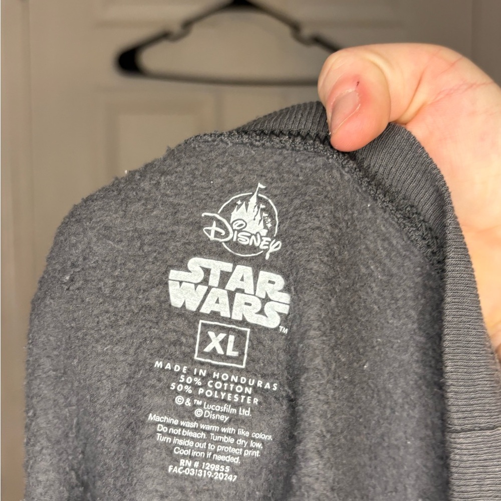 Disney Star Wars Charcoal Sweatshirt XL